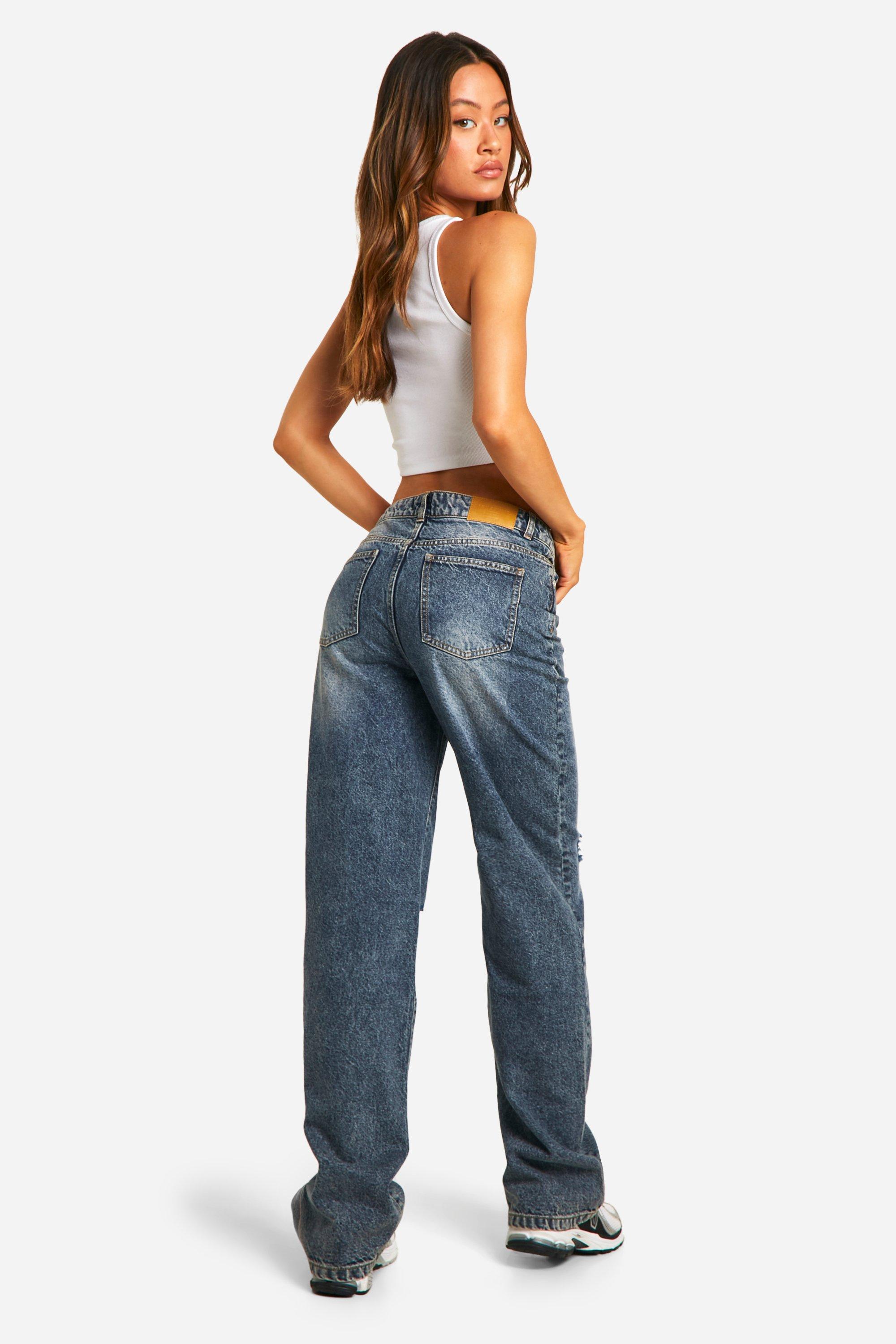 Tall Jean boyfriend basique dechire